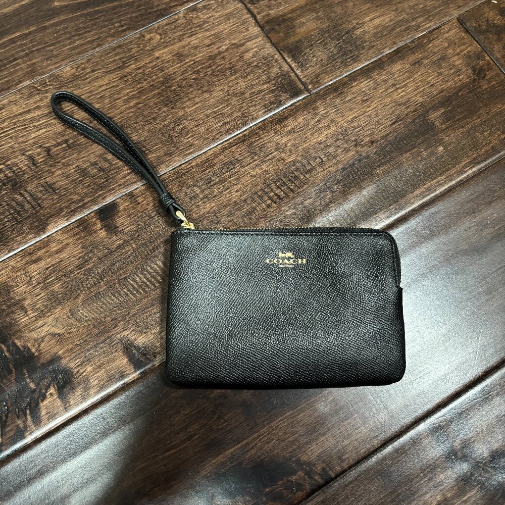 Black Coach Wristlet